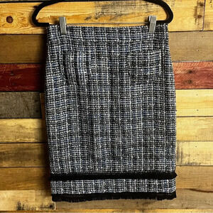 J. Crew Blue‎ Tweed Skirt Size 0